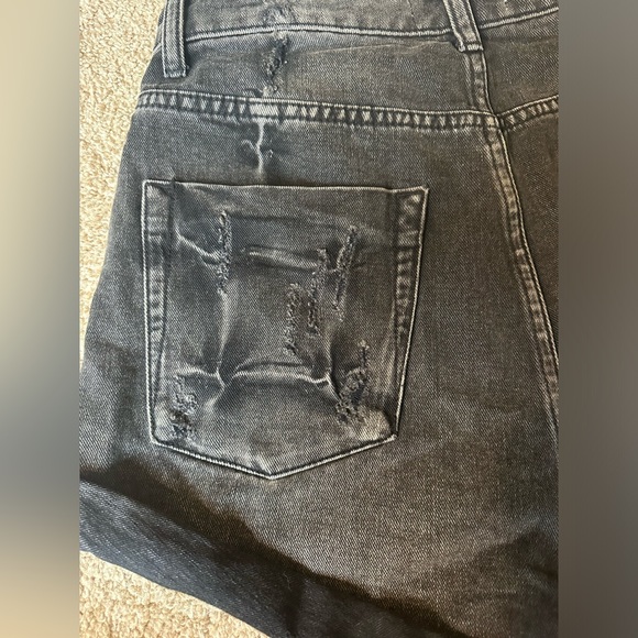 One x One Teaspoon High Waist Bandit Shorts - Picture 3 of 9